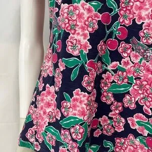 Lilly Pulitzer | Tops | Lilly Pulitzer Navy Tank Top With Pink And ...